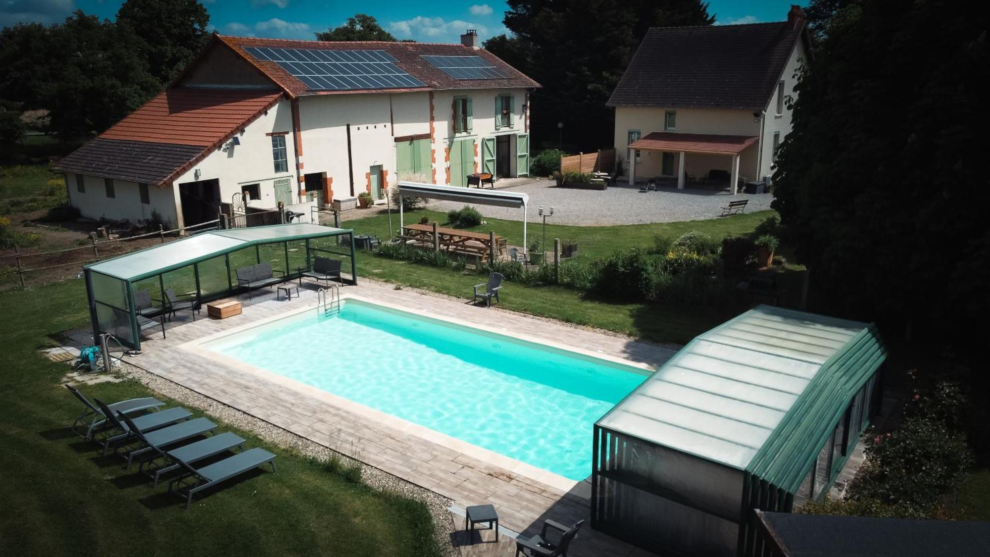 Les Malvaux Bed & Breakfast Huriel Dış mekan fotoğraf